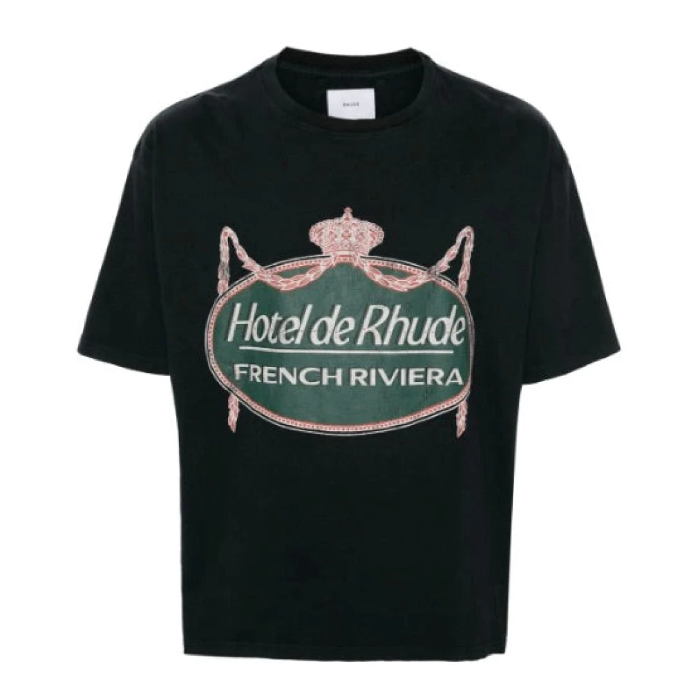 Rhude Riviera Tee Black Heren