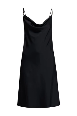 Medusa Safety Pin Cowl Neck Dress