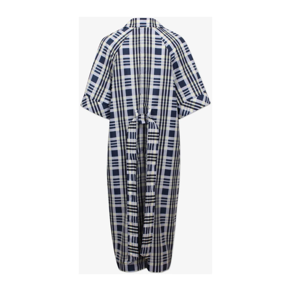 BAUM UND PFERDGARTEN Gerecyclede korte trenchcoat Blue Dames