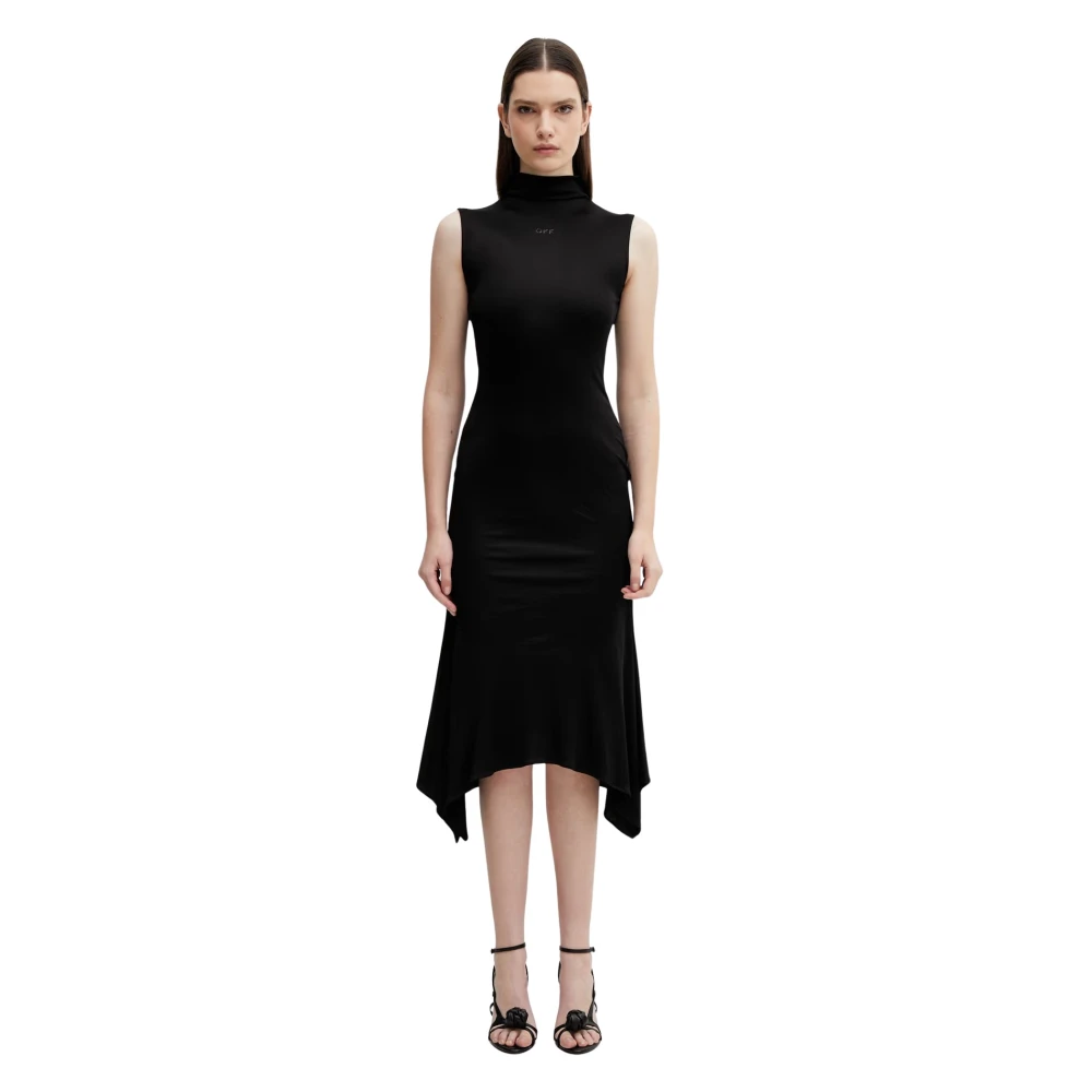 Off White Donna Nero Abiti, S, New,