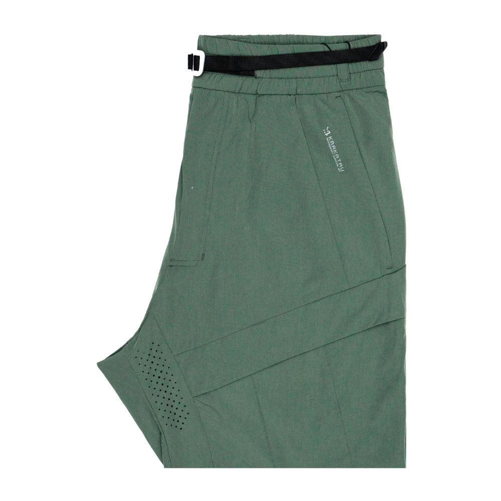 Krakatau Cargo shorts met RFID-blokkerende zak Green Heren