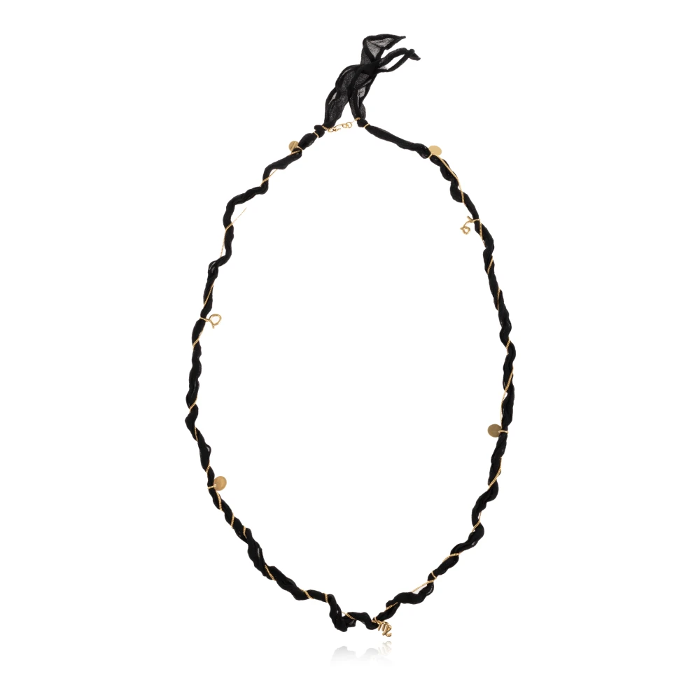 Jil Sander Herr Gul Accessoarer One Size, Long Necklace