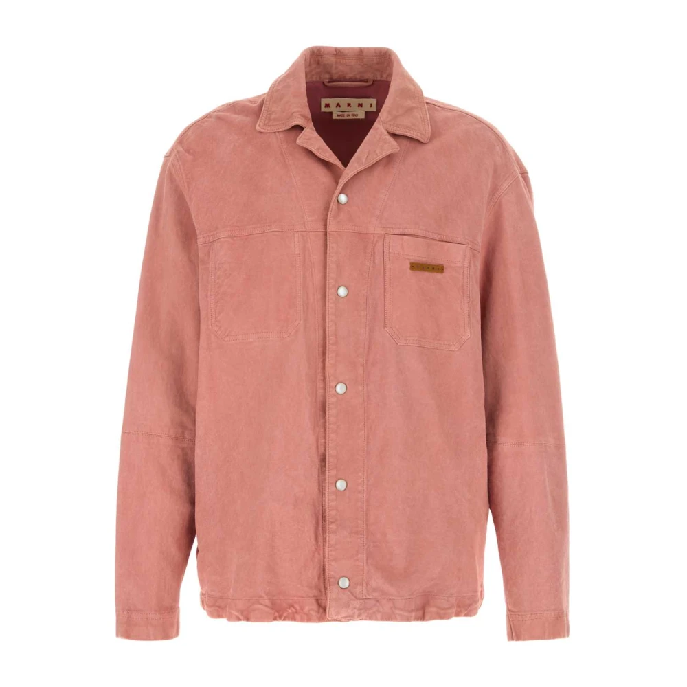 Marni Hombre Rosado Chaquetas, Rosa, Talla: L