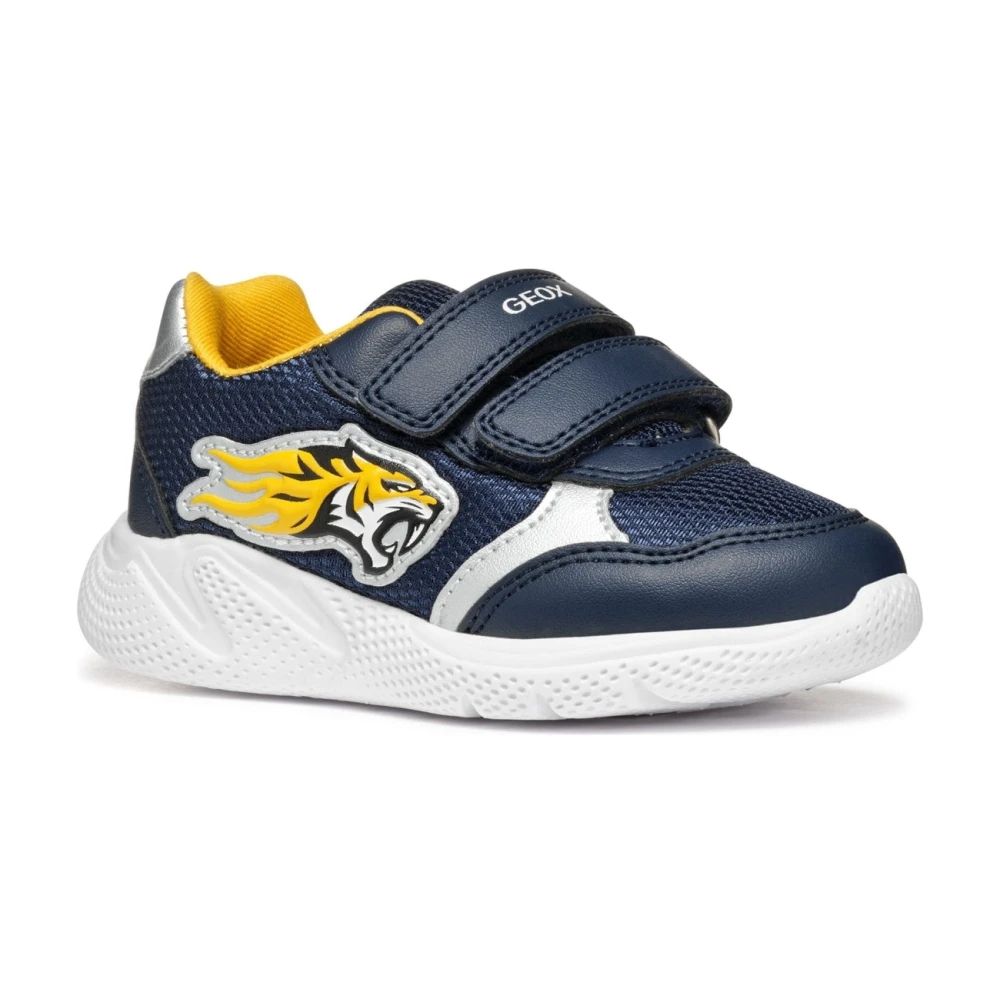 Geox Boys Blue Sneakers,, Kids Trainers Sprintye Trainers Size 23 Eu