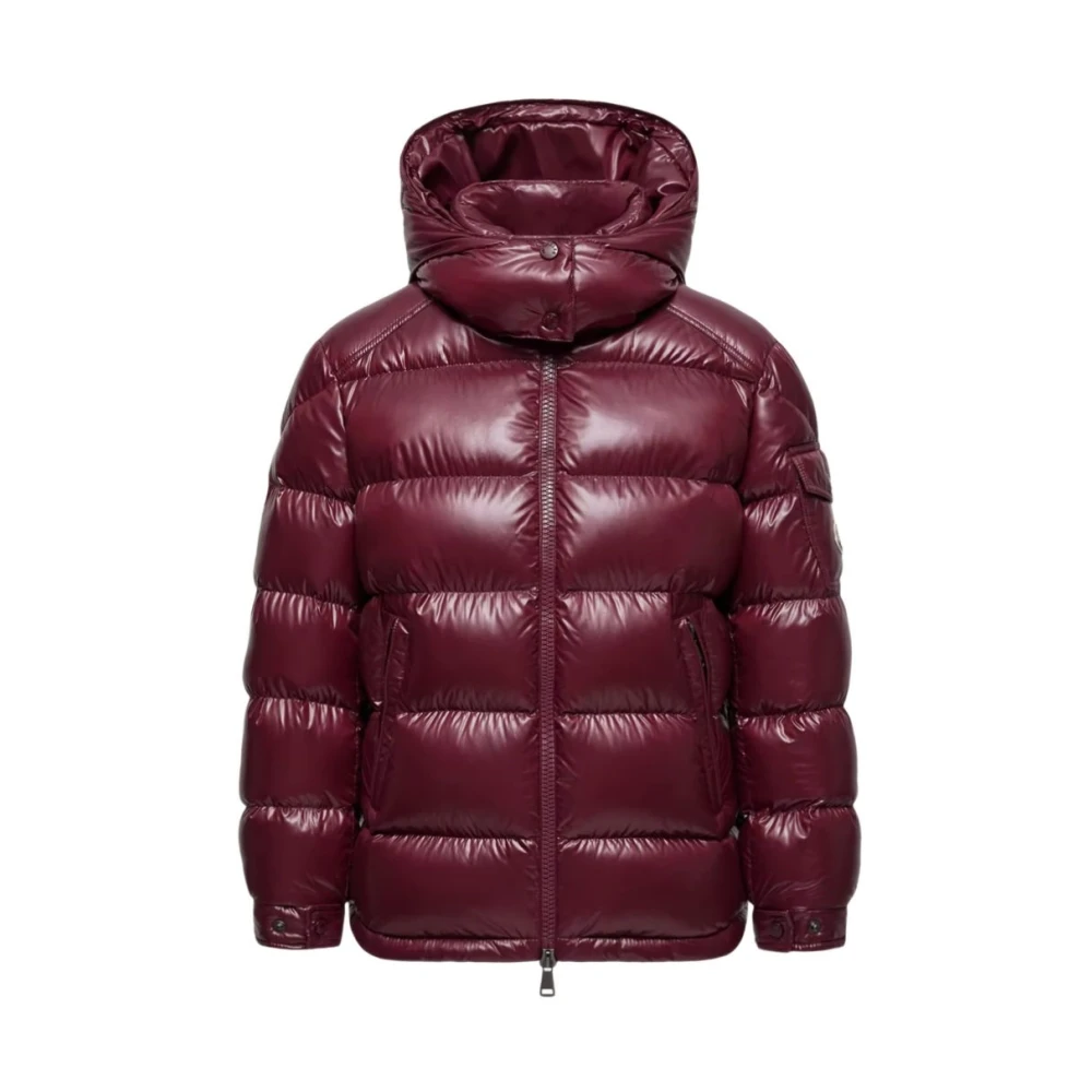 Moncler , Down Jackets, Female, Red, Xs, Maire Hooded Short Down Jacket