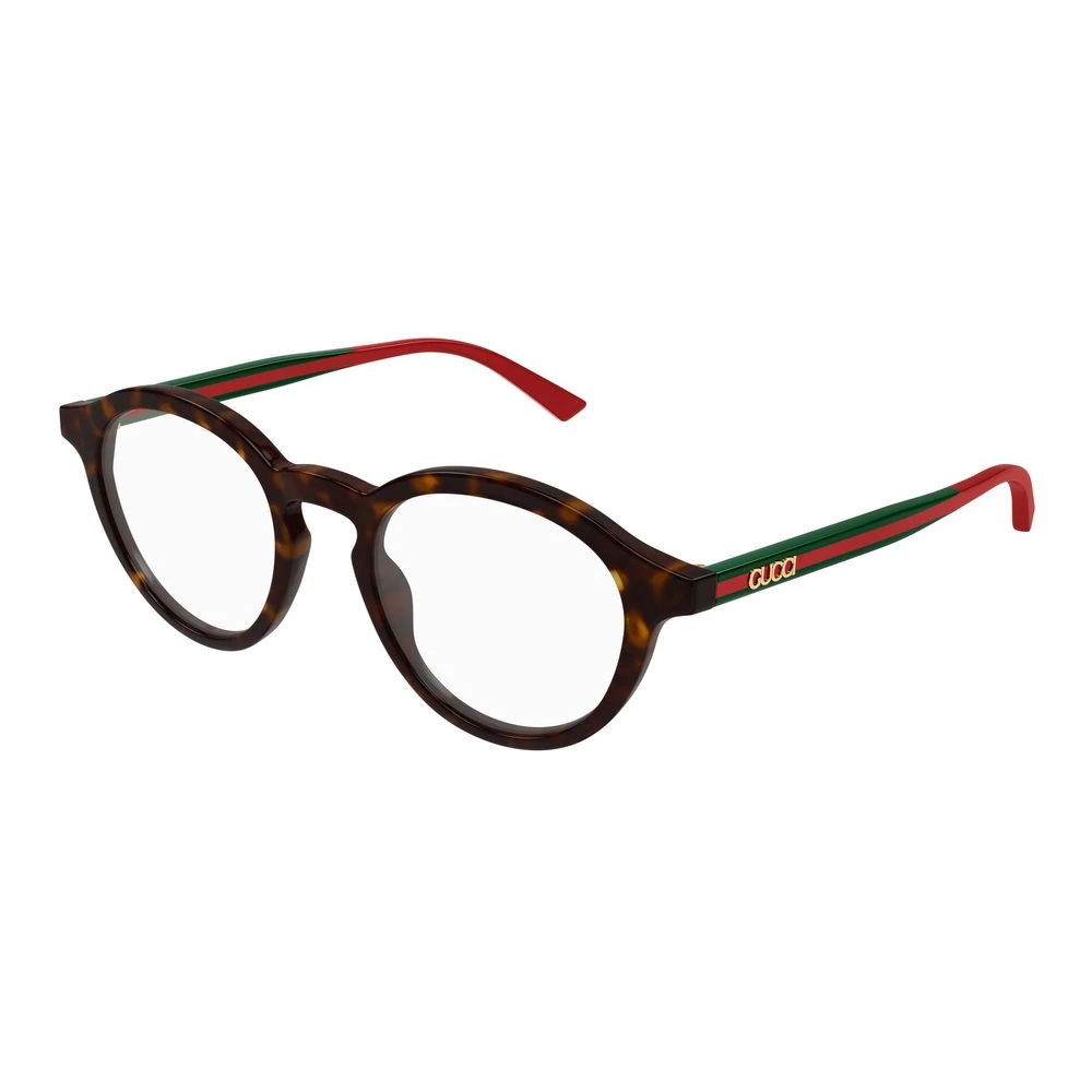 Gucci Men's Green Transpar Eyeglasses Havana Style