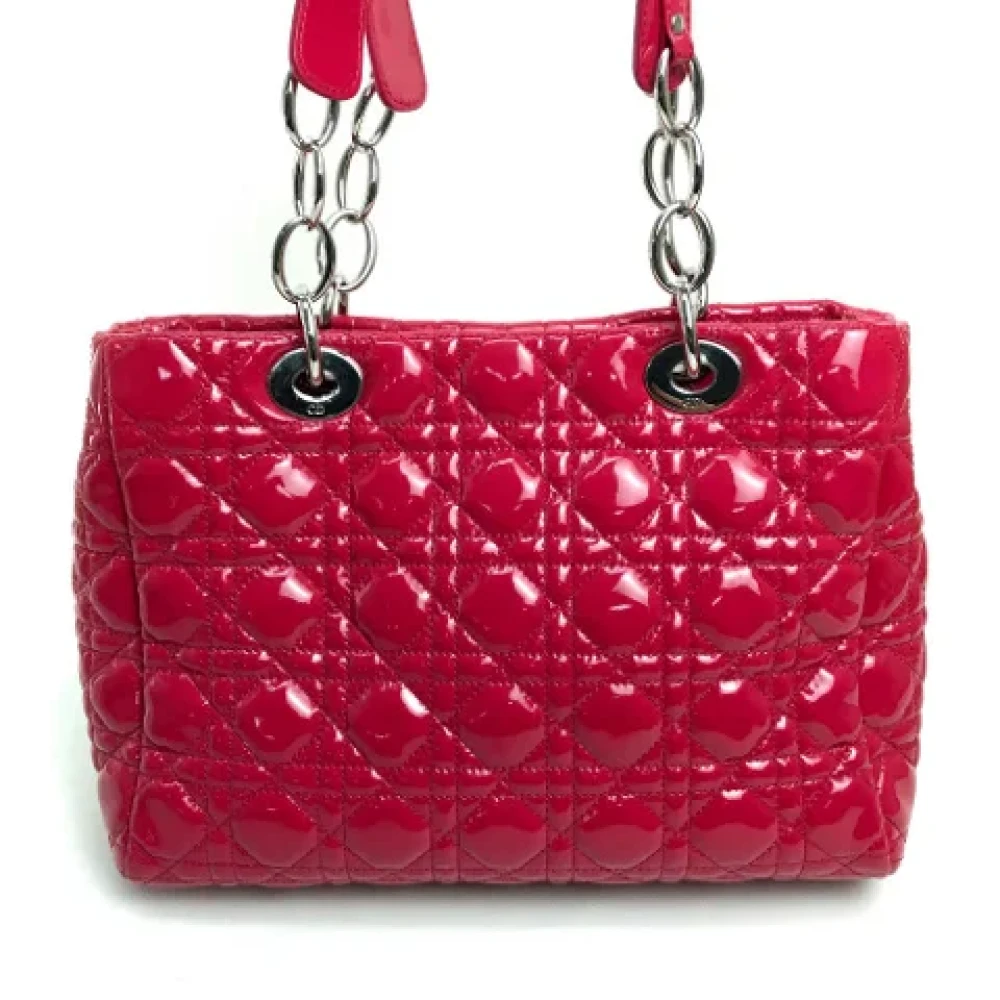Dior Vintage Pre-owned Leather dior-bags Pink Dames