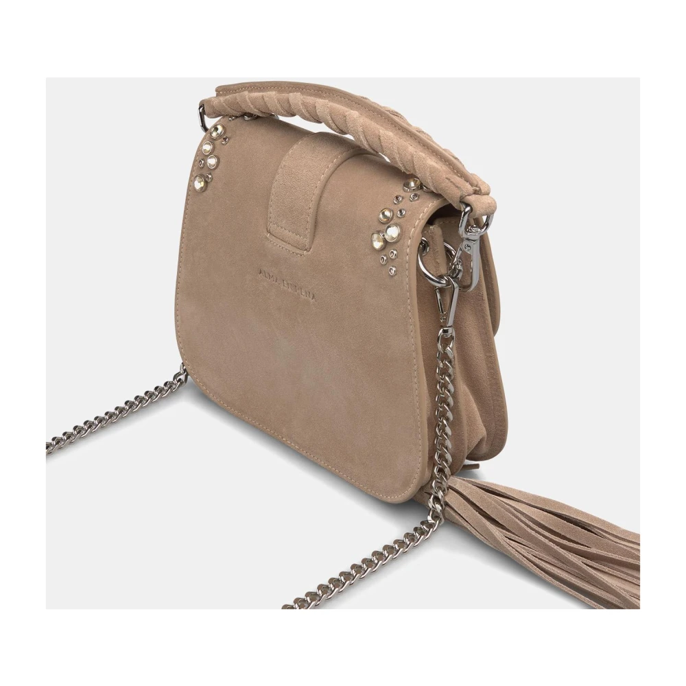 Alma en Pena Rhinestone Handtas Brown Dames