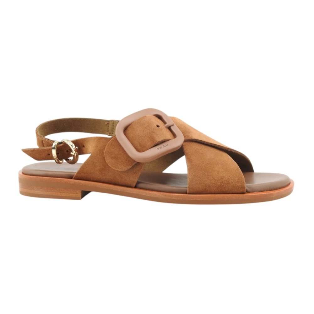Frau Women's Brown Flat Sandals, 4 Uk, Flat Sandals
