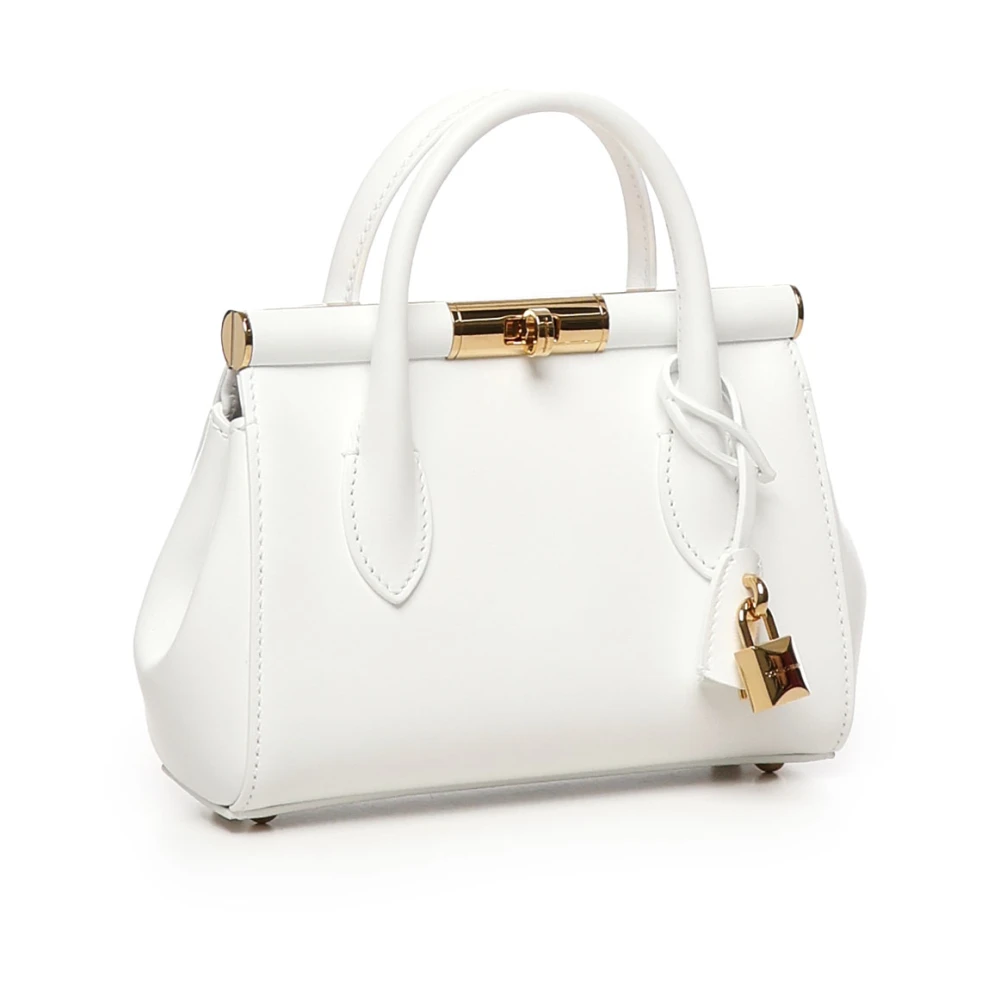 Dolce & Gabbana Witte Marlene Leren Tas White Dames