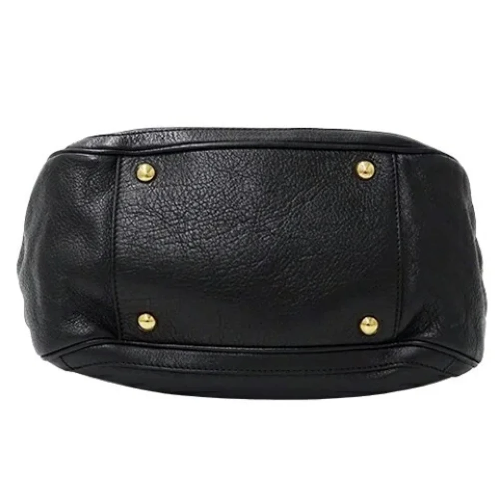 Salvatore Ferragamo Pre-owned Leather shoulder-bags Black Dames