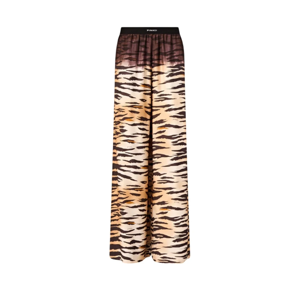 Pinko Women's Multicolor Wide Trousers - Wide Trousers - Xs - Trousers
