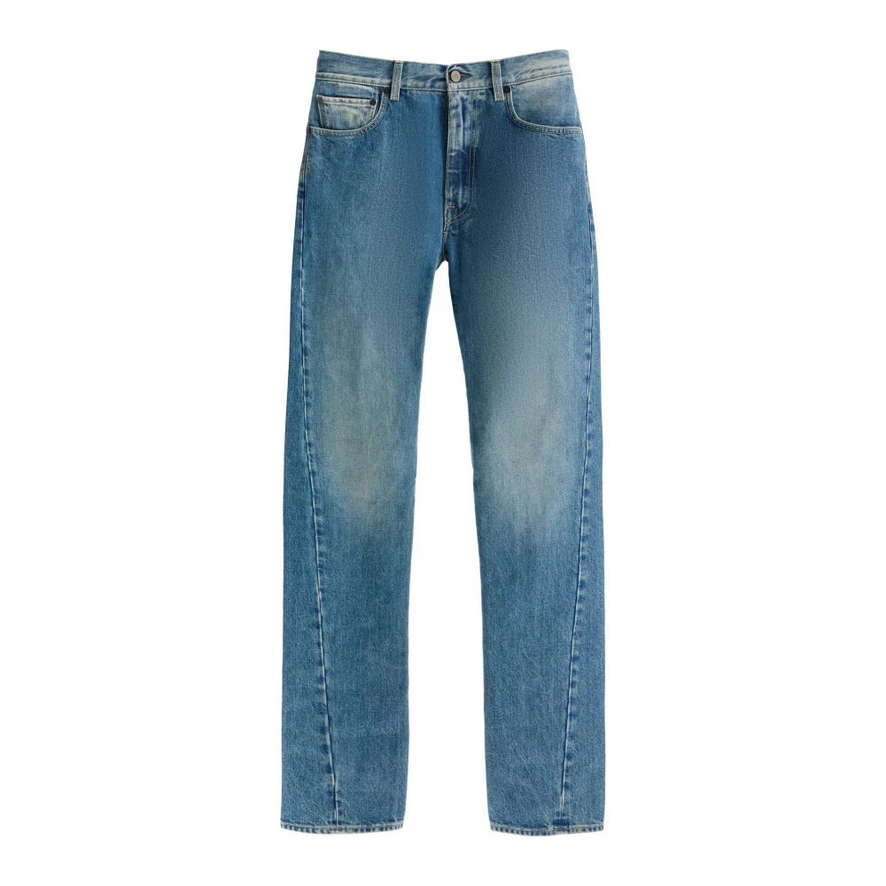 Maison Margiela Jeans met gedraaide naden Blue Heren