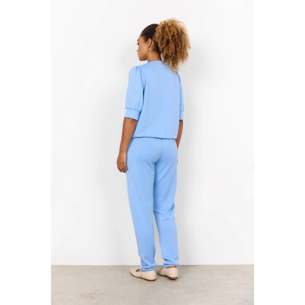 Soyaconcept Air Blue Korte Mouw Sweater Blue Dames
