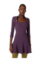 robe-en-crepe-violette-avec-boutons-logotes
