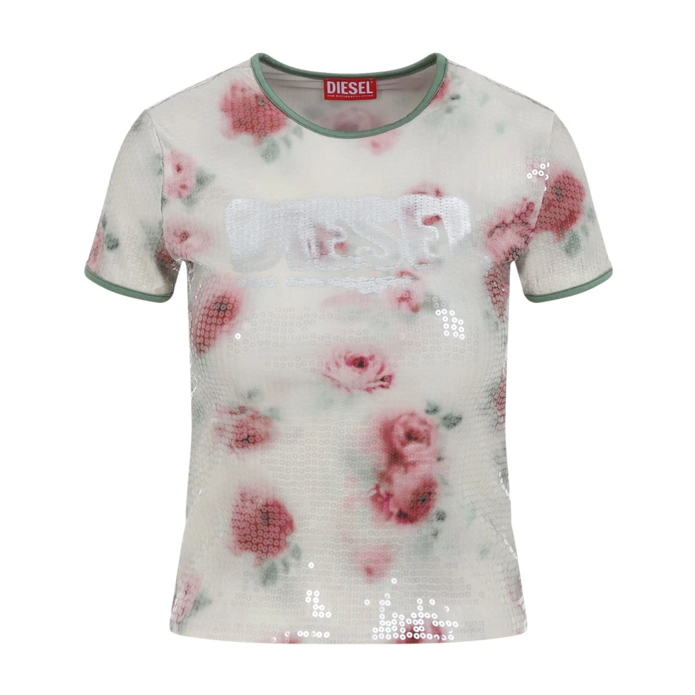 Diesel Women's Multicolor T-Shirts, Xs, T-Unkyel T-Shirt
