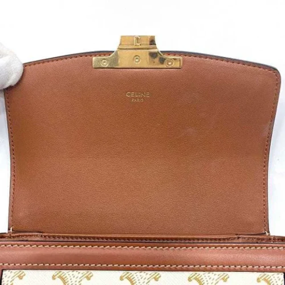Celine Vintage Pre-owned Plastic celine-bags Brown Dames