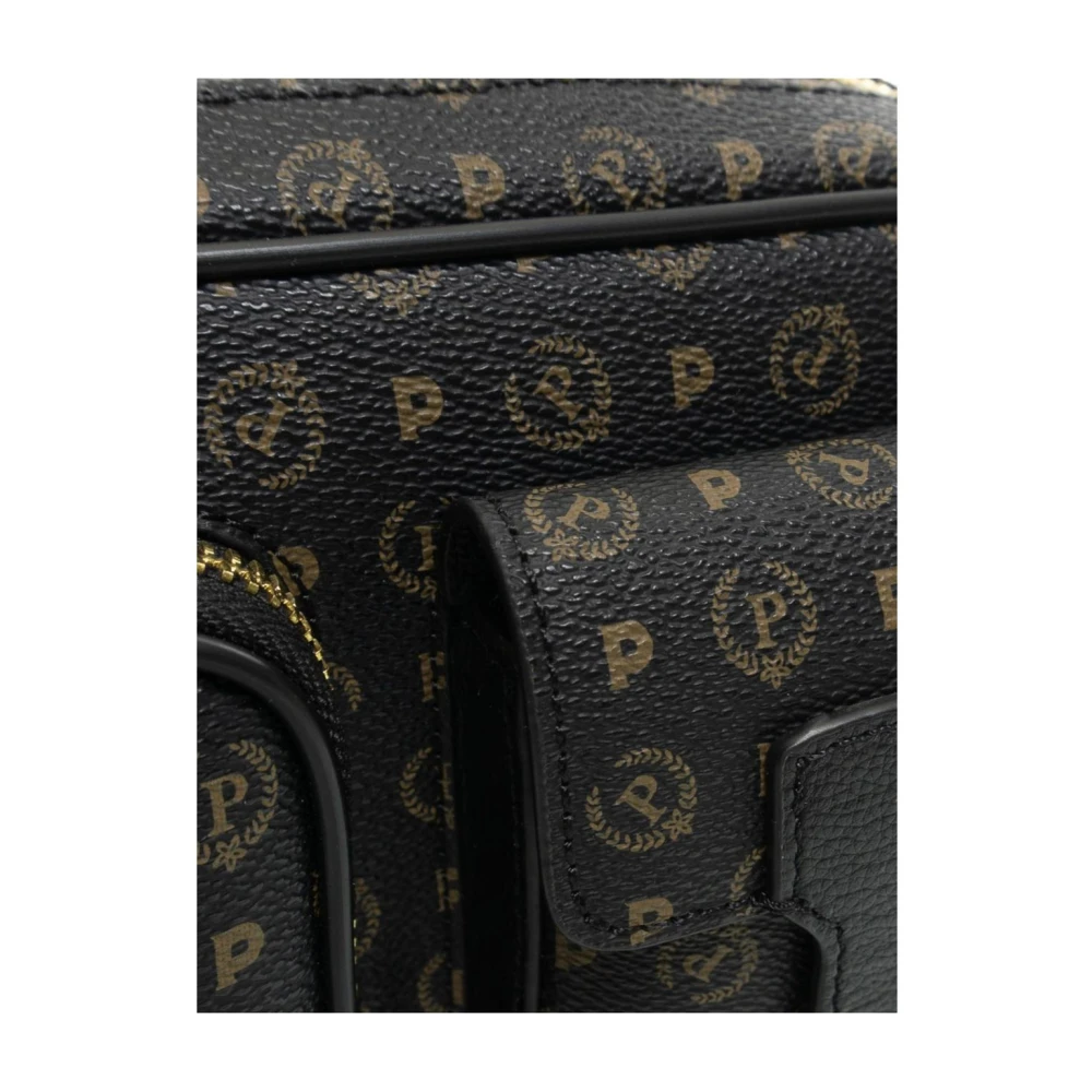 Pollini Heritage Schoudertas voor Vrouwen Black Dames