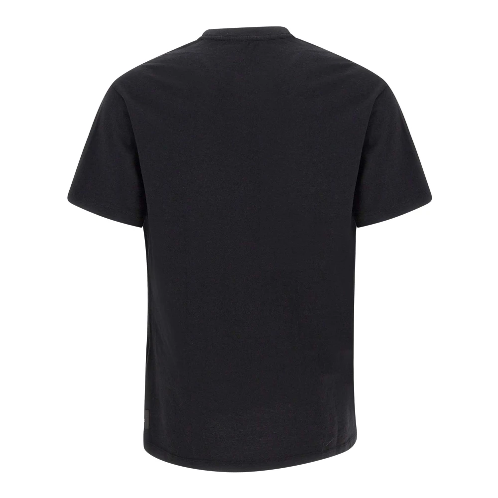 Replay Zwart Katoenen T-shirt Sartoriale Design Black Heren