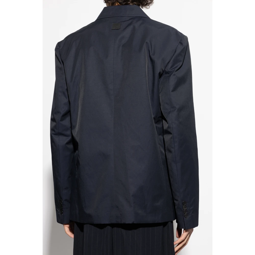 Lanvin Jas met zakken Blue Heren