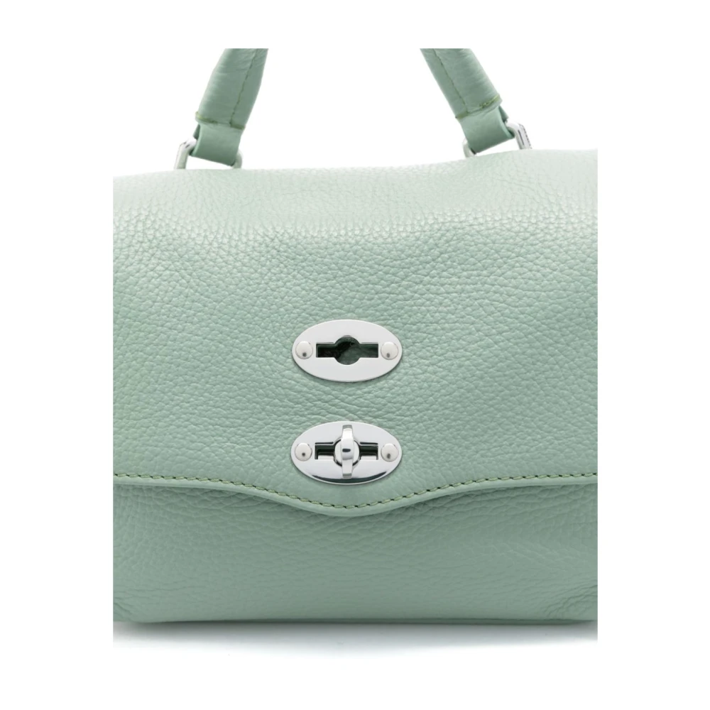 Zanellato Groene Twist-Lock Schoudertas Green Dames