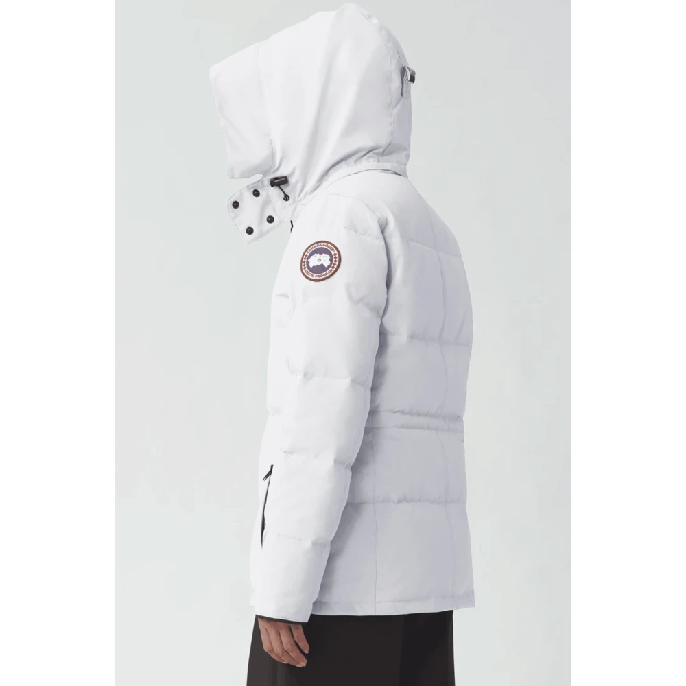 Canada Goose Witte Parka met Afneembare Capuchon White Dames