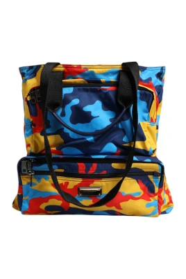 Multifärgad Camo Nylon Toteväska