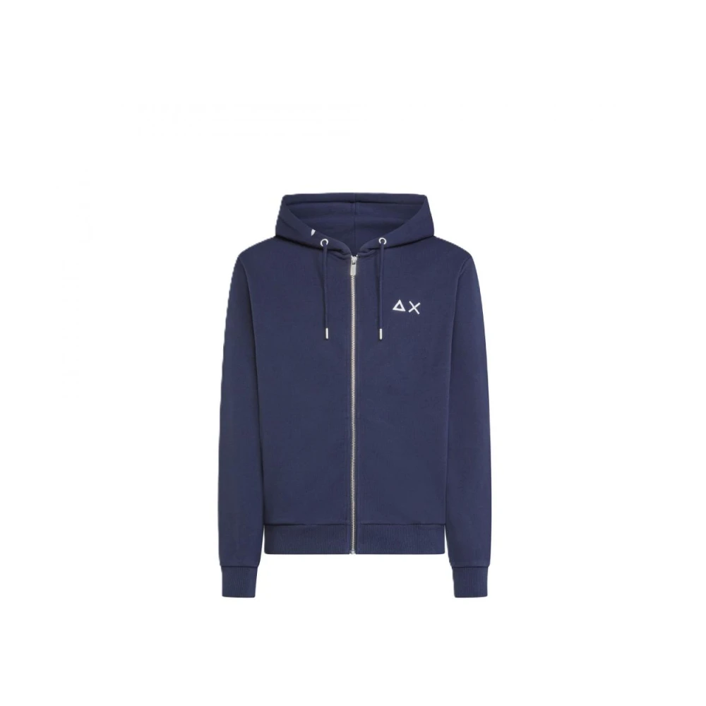 Sun68 Stijlvolle Sweatshirts en Hoodies Blue Heren