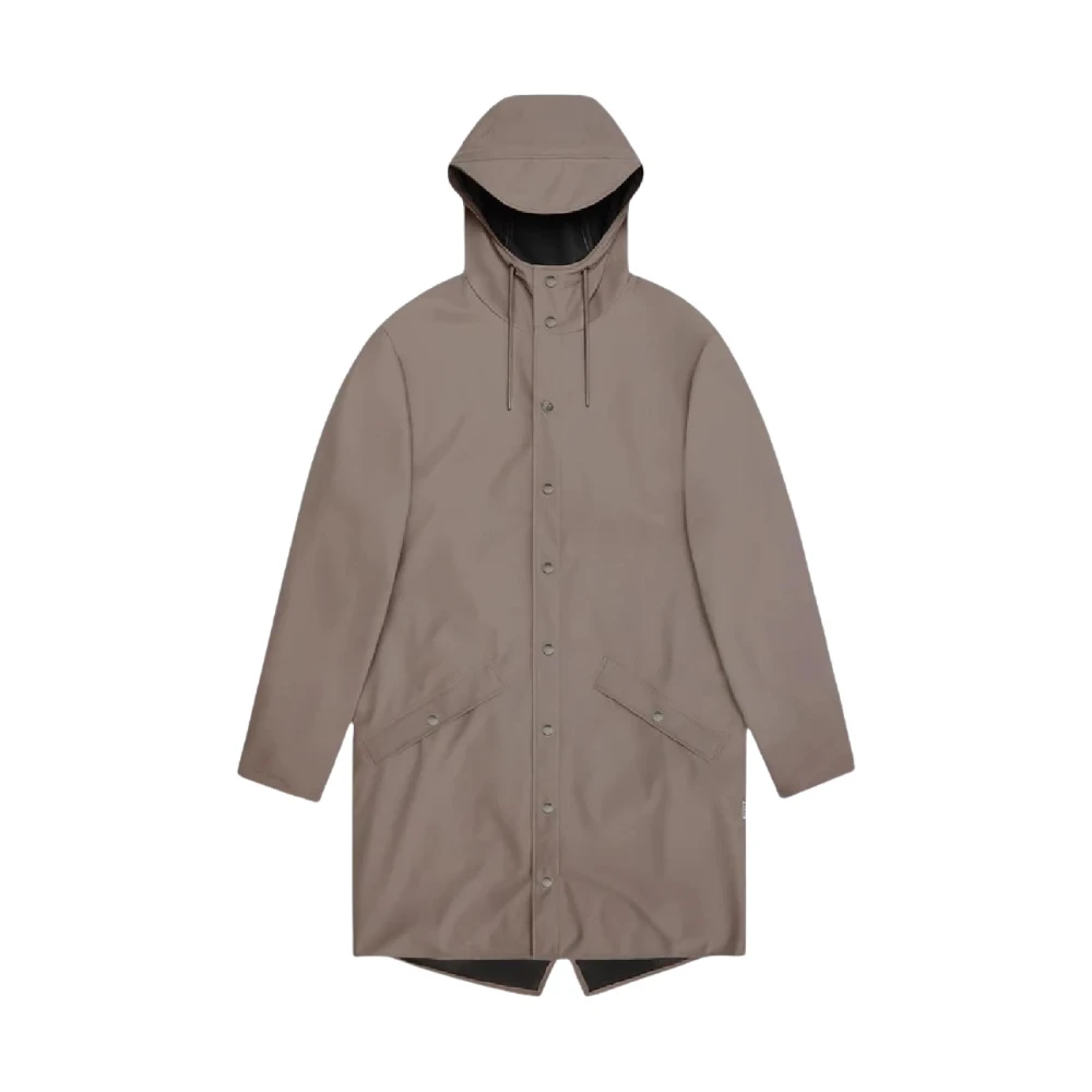 Rains Unisex Cinder Long Jacket | Rainwear | | S - Immagine 3
