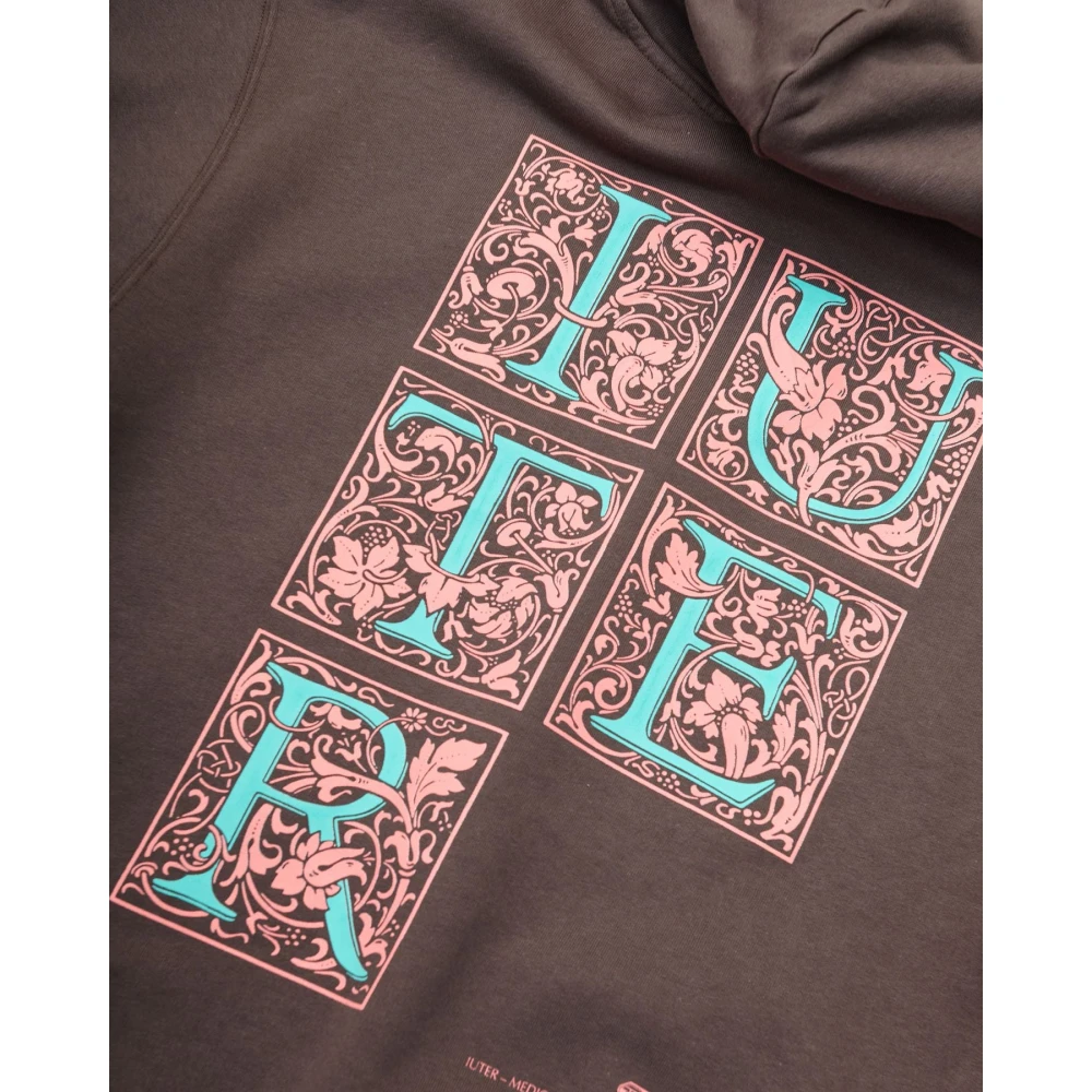Iuter Bruine Hoodie Mediolanum X Brown Heren