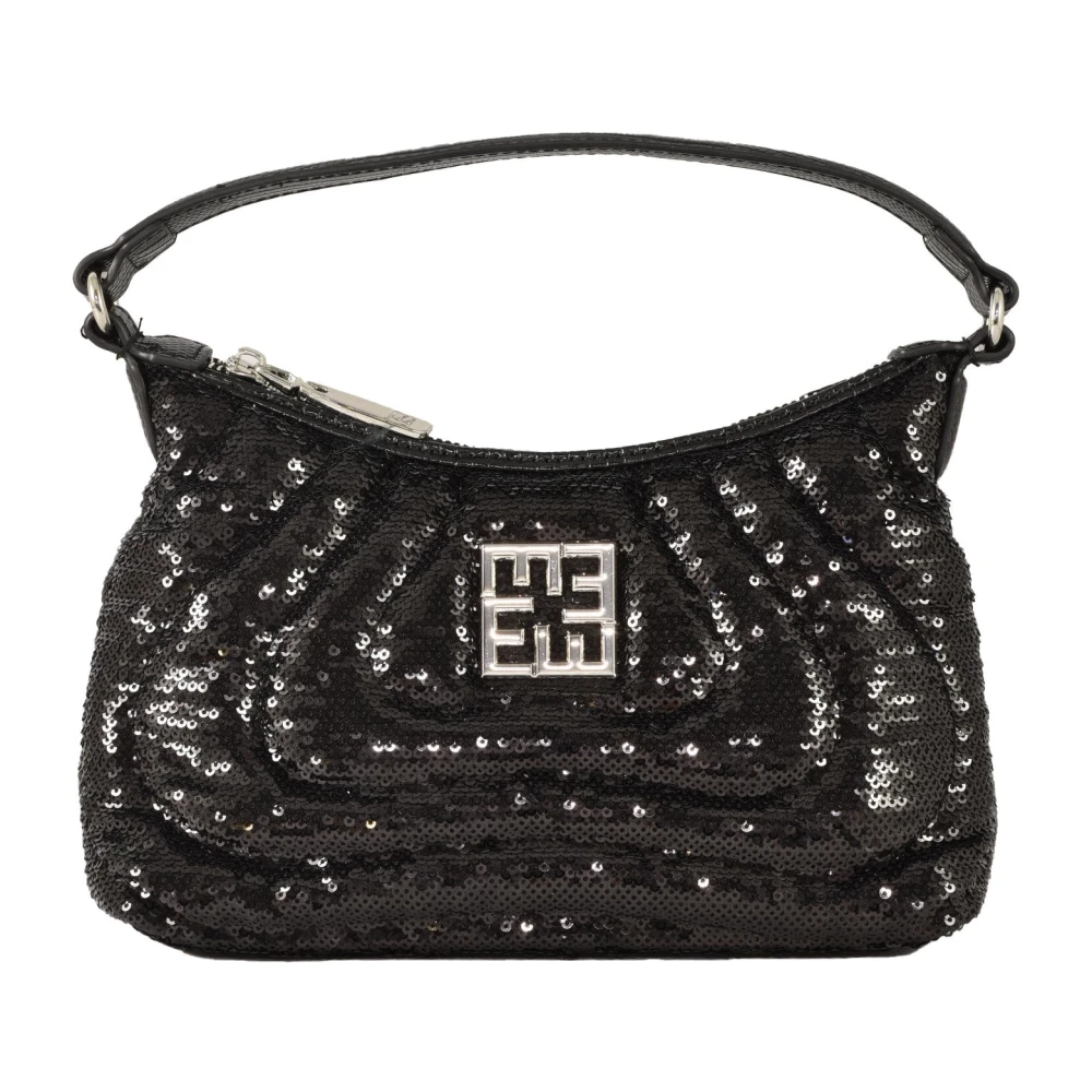 Ermanno Scervino Firenze Schoudertas Polyester Polyurethaan Black Dames