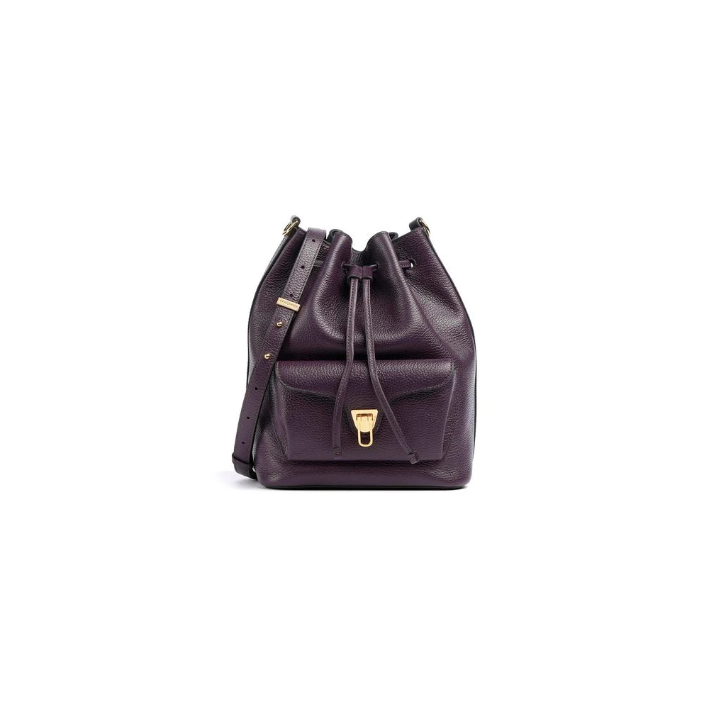 Coccinelle Purple Bucket Bags, Female, One Size, Beat Generation Medium Bucket Bag