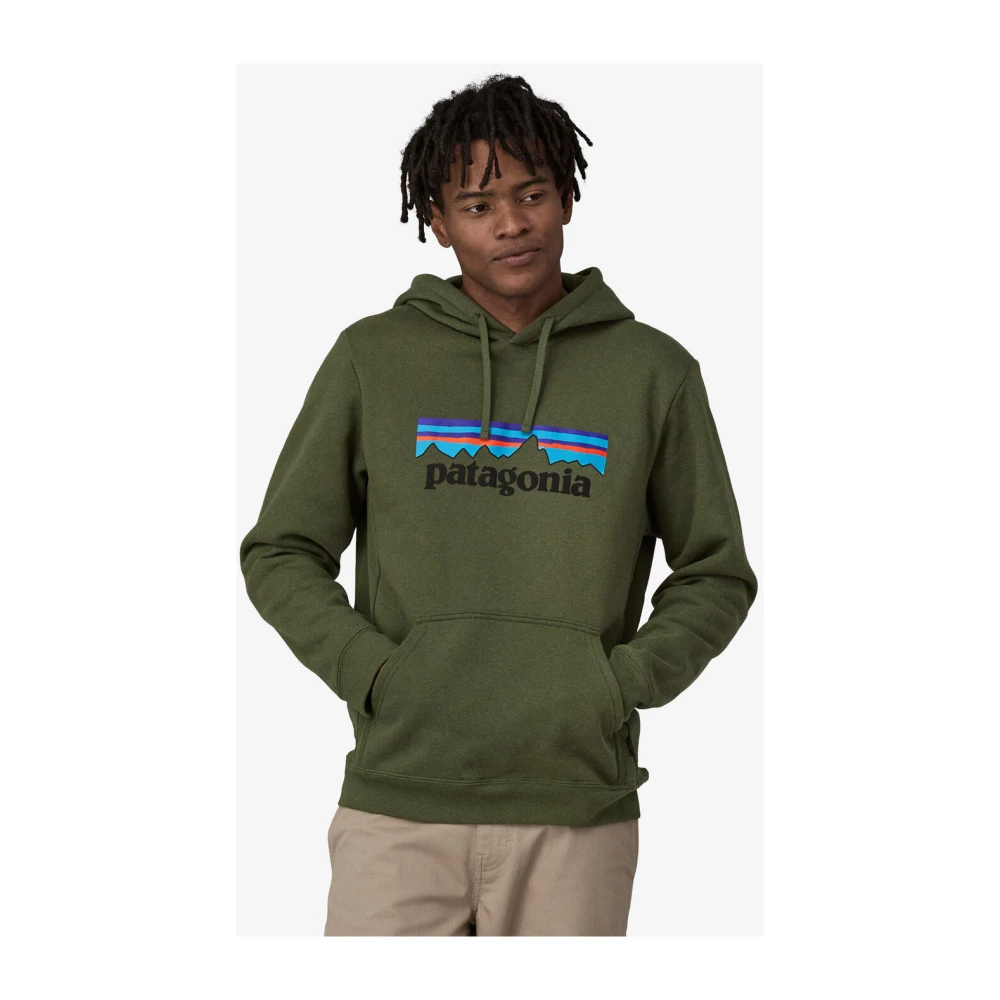 Patagonia Logo Uprisal Hoody Torrey Pine Green Heren