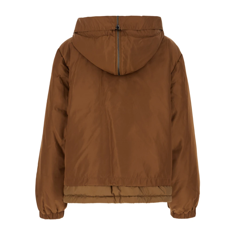 Max Mara Weekend Stijlvolle Piumini Jas voor Vrouwen Brown Dames