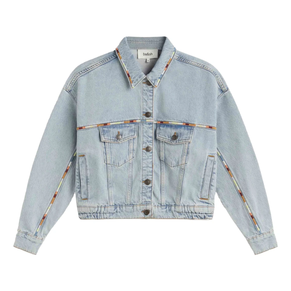 BA&SH Geborduurde Fox Jas Blue Dames