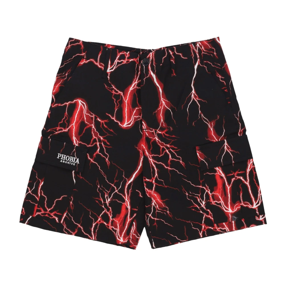Phobia Archive Hombre Multicolor Pantalones Cortos, Talla: S
