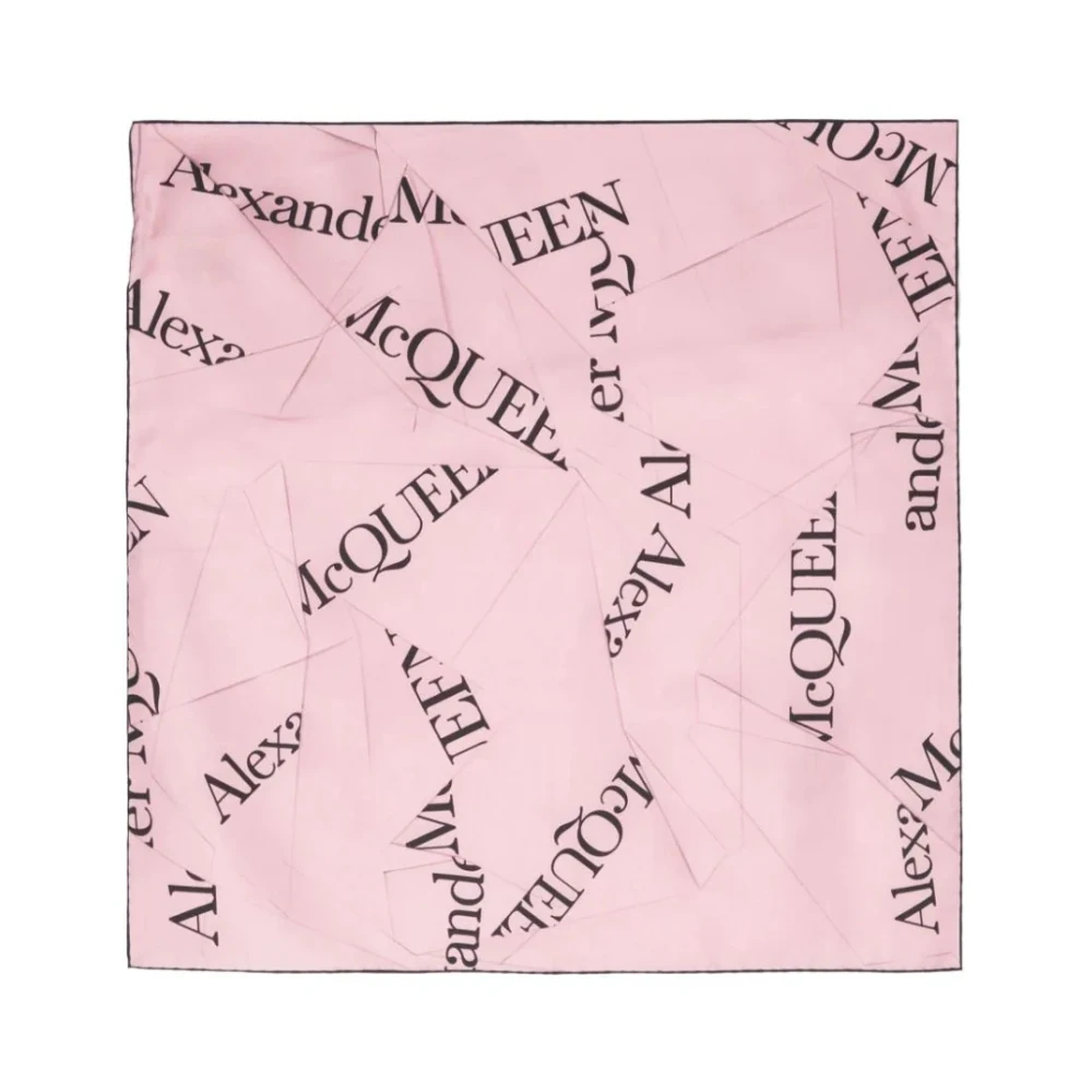 Alexander mcqueen Silky Scarves Pink Dames
