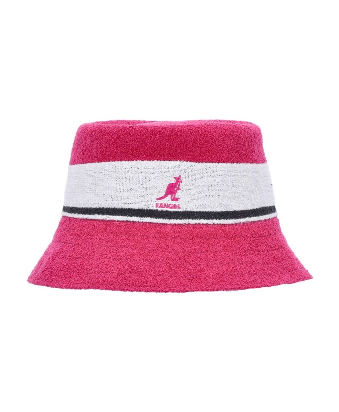 gestreepte-vissershoed-elektrisch-roze