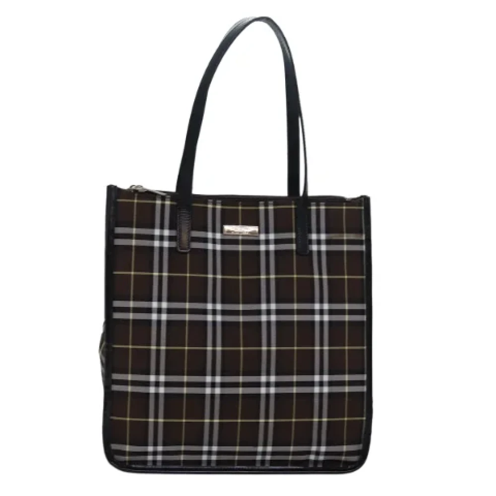 Burberry Vintage Pre-owned Fabric handbags Brown Dames