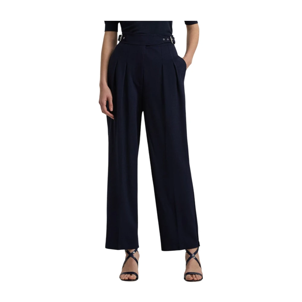 Ralph Lauren Rechte Broek Blue Dames