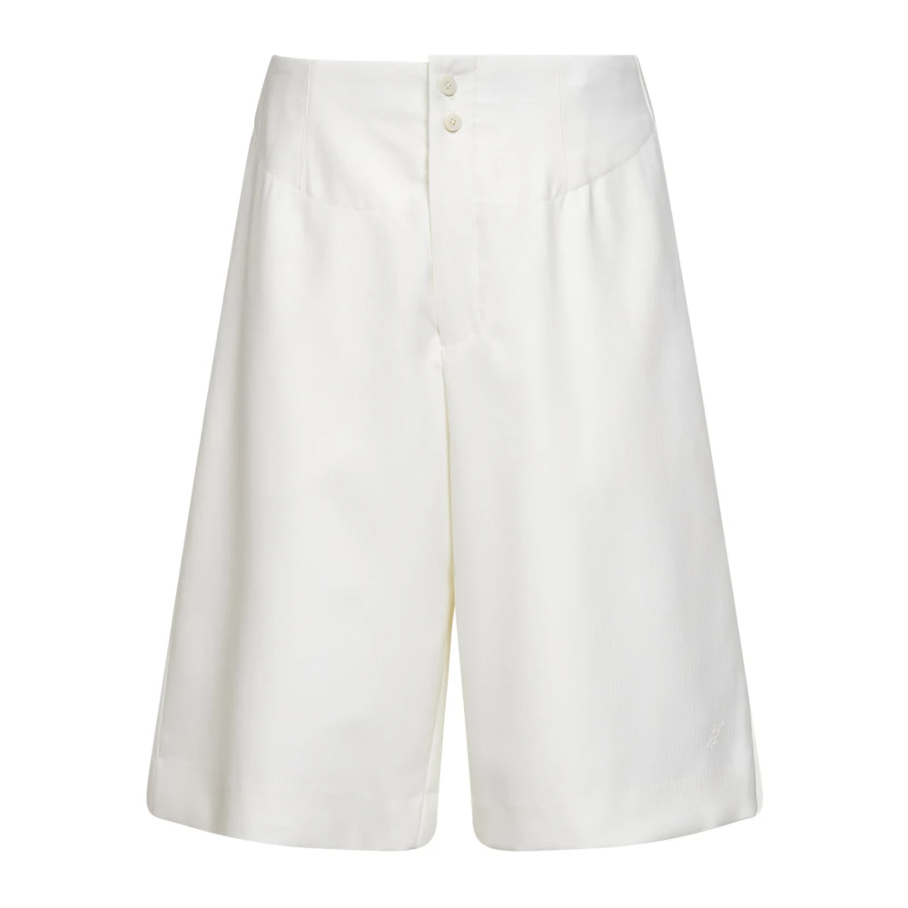 Jacquemus White Long Shorts - Male - Bermudas - Xs - Shorts