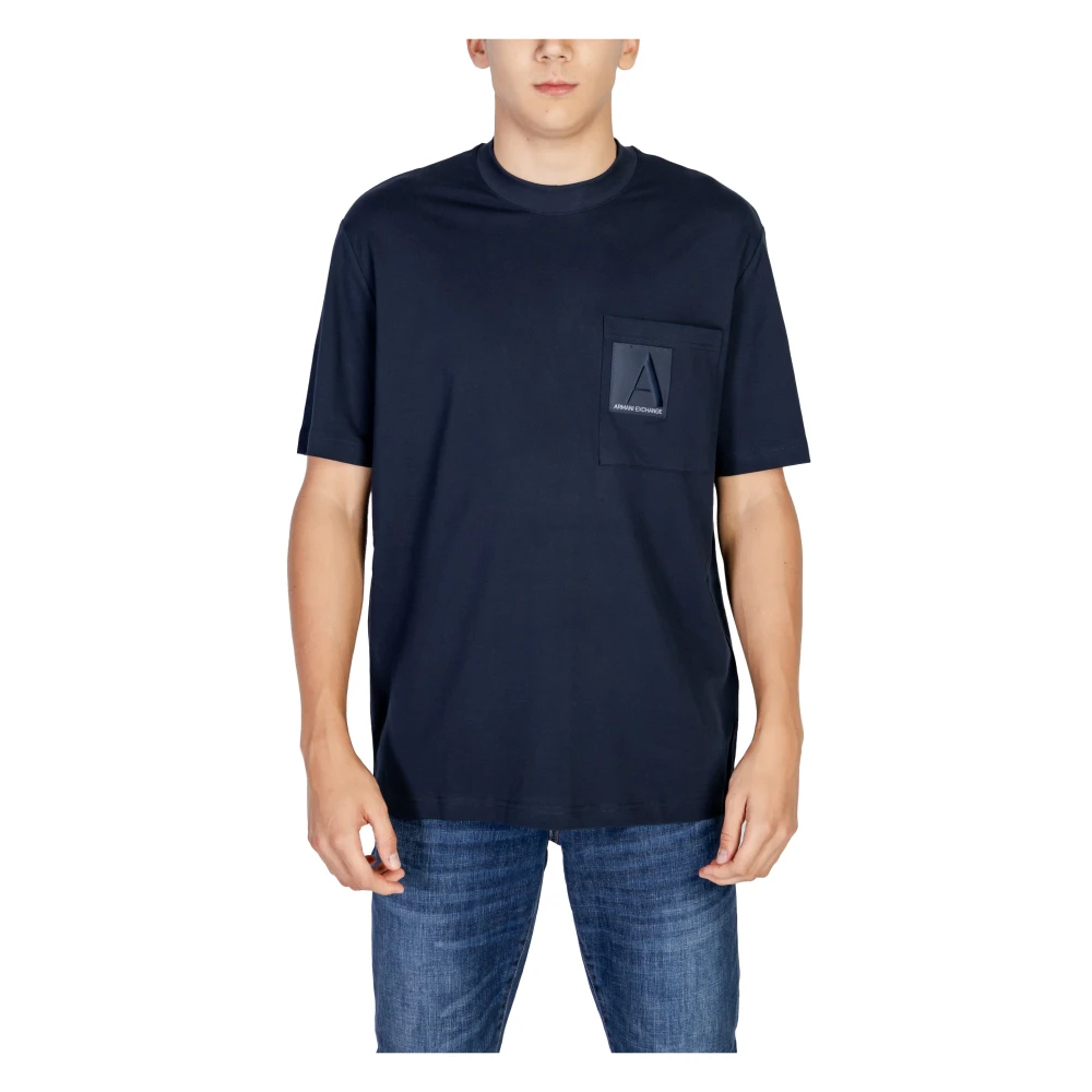 Armani Exchange Heren T-shirt en Polo Collectie Blue Heren