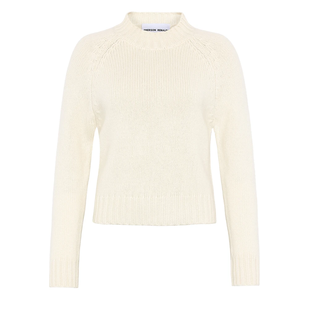 Emerson Renaldi Kasjmier Ivoor Crew Neck Sweater White Dames
