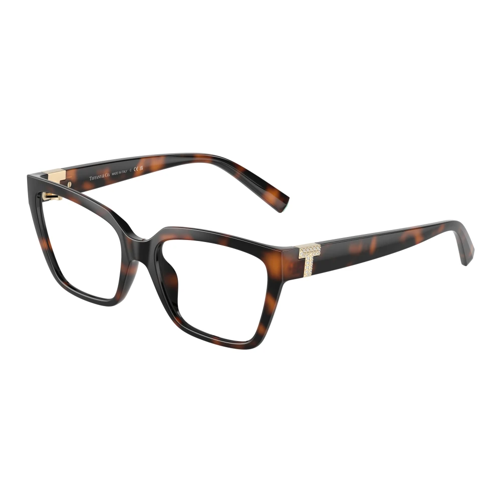 Tiffany & Co. Women's Havana Square Plastic Eyeglasses Online - Full Rim - Tf2257bu - Image 3