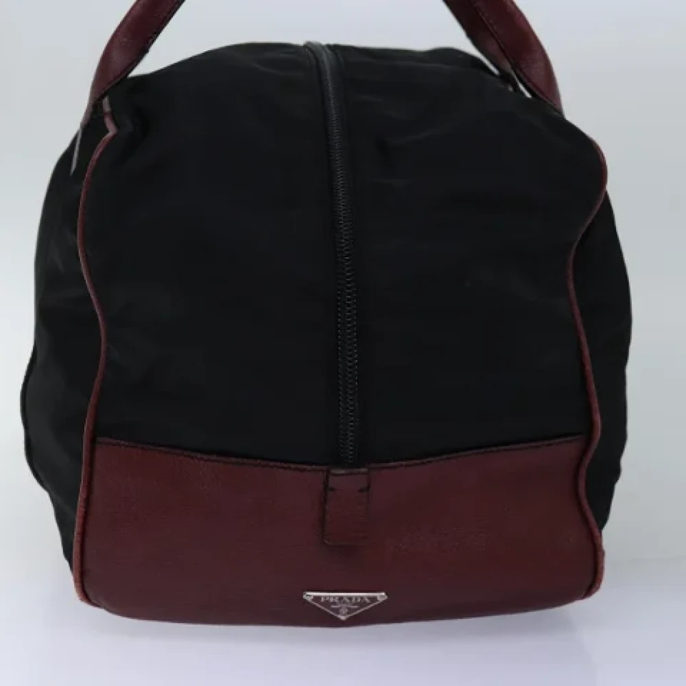 Prada Vintage Pre-owned Nylon travel-bags Black Dames