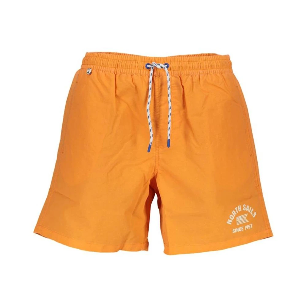 North Sails Arancione Polyester Men's Swim Trunk - M - Image 3