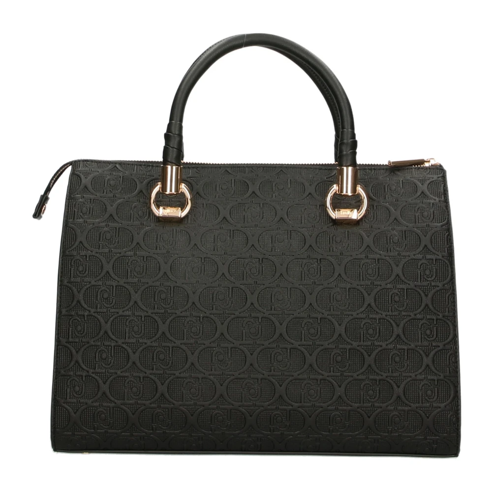 Liu Jo Zwarte Satchel Tas met Afneembare Band Black Dames