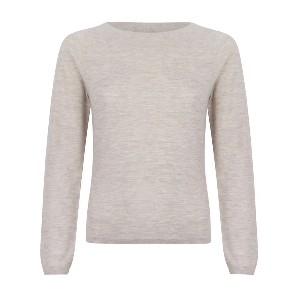 Max Mara Women's Beige Faretra Knitted Set - Round-Neck Knitwear - Xs - Knitwear