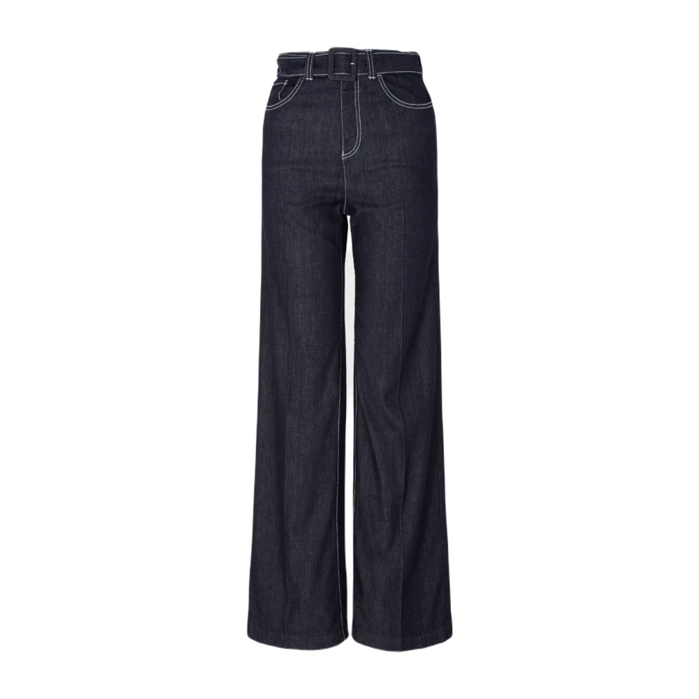 Emporio Armani Straight Jeans Blue, Dam