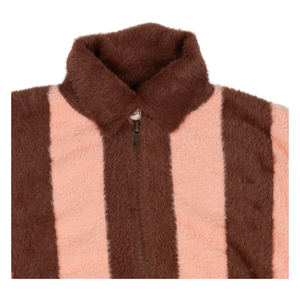 Siedrés Gestreepte rits gebreide jas trui Multicolor Dames